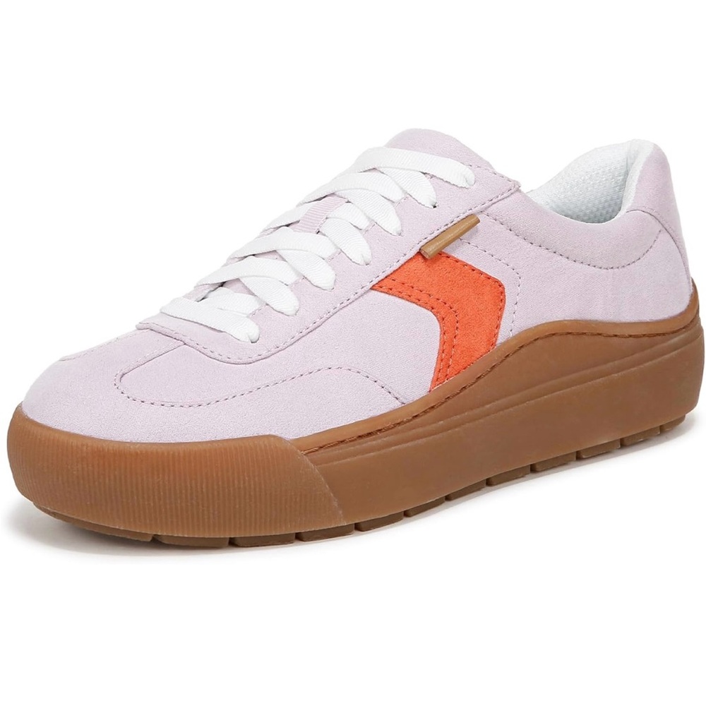 Dr. Scholl's Time Off Lavender and Orange Sneakers